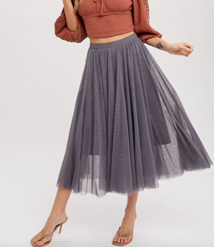 Long tulle skirt sales calgary