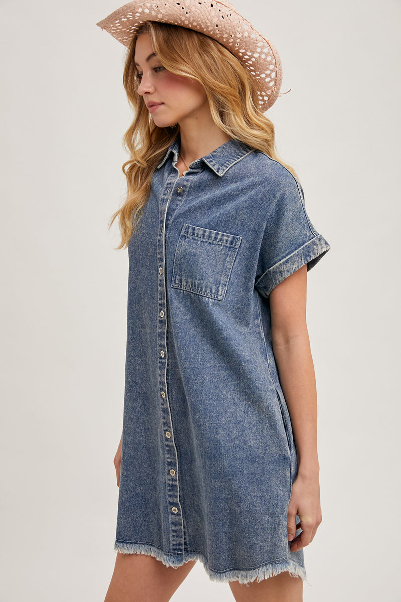 Denim Drift Dress | 3 washes