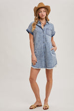 Denim Drift Dress | 3 washes