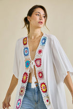 Colourful Crochet Cardi