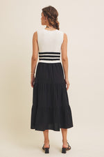 Cleo Stripe Midi Dress