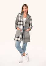 Plaid Patchwork Coat