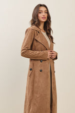 Timeless Suede Trench Coat