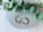 Sun Burst Hoops