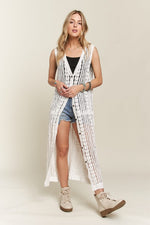 Crochet Maxi Vest | 3 colours