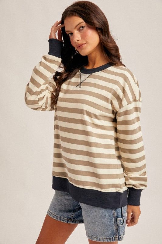 Crisp Stripes Crew | 3 colours