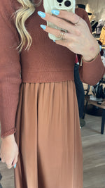 Satin Sweater Dress | 3 colours