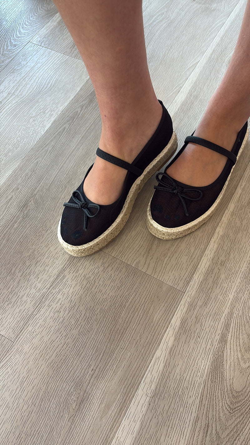MESH ESPADRILLE PLATFORM | 2 colours
