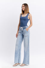 Lark Draw String Denim