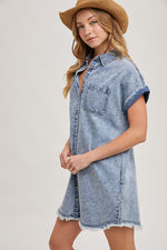 Denim Drift Dress | 3 washes