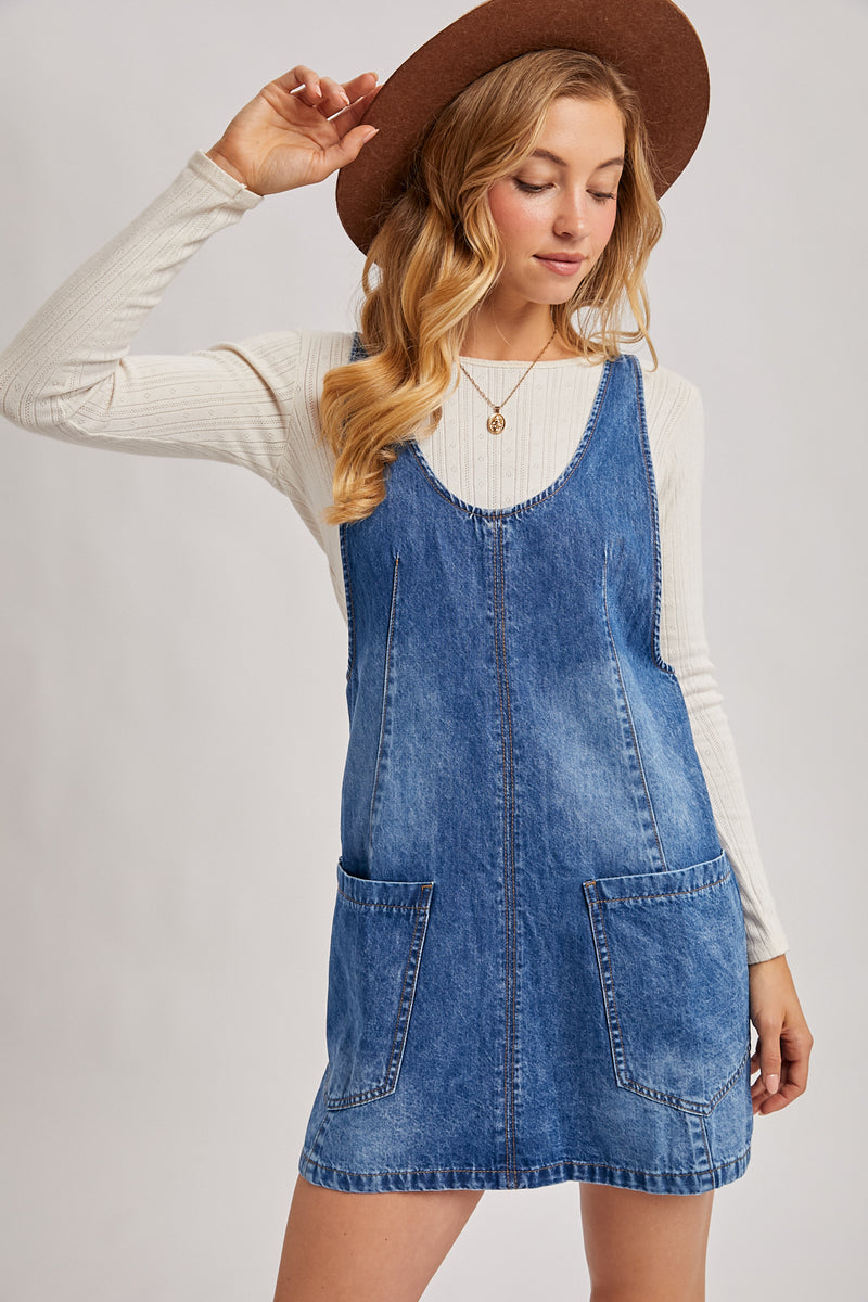 Blue Jean Baby Dress | 2 washes