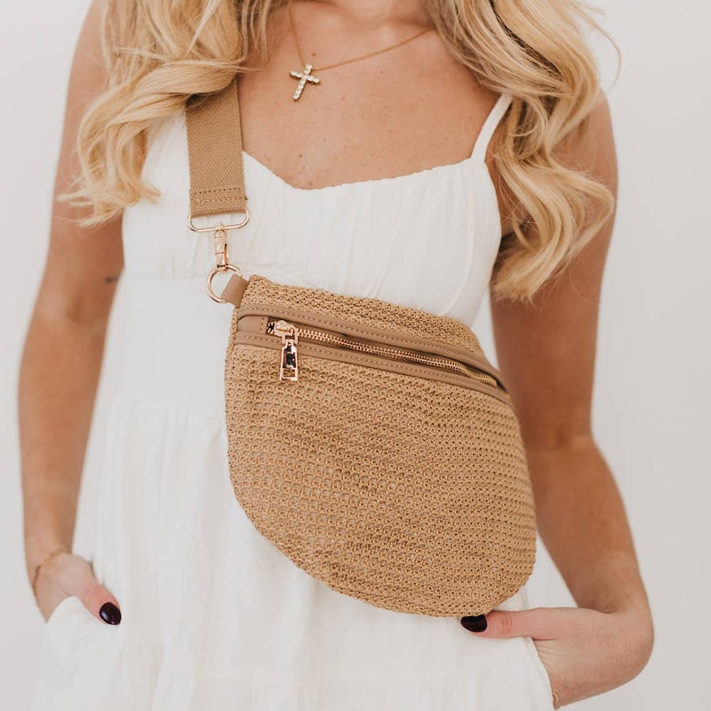 Raffia Bum Bag | 3 colours