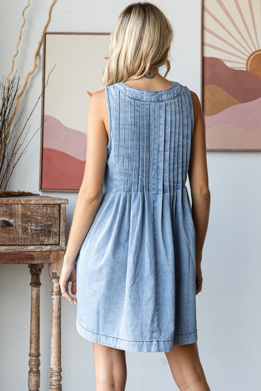 Pleated Dixie Dress