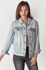 Vintage Wash Denim Jacket