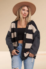 Denim Sleeve Cardi | 2 colours
