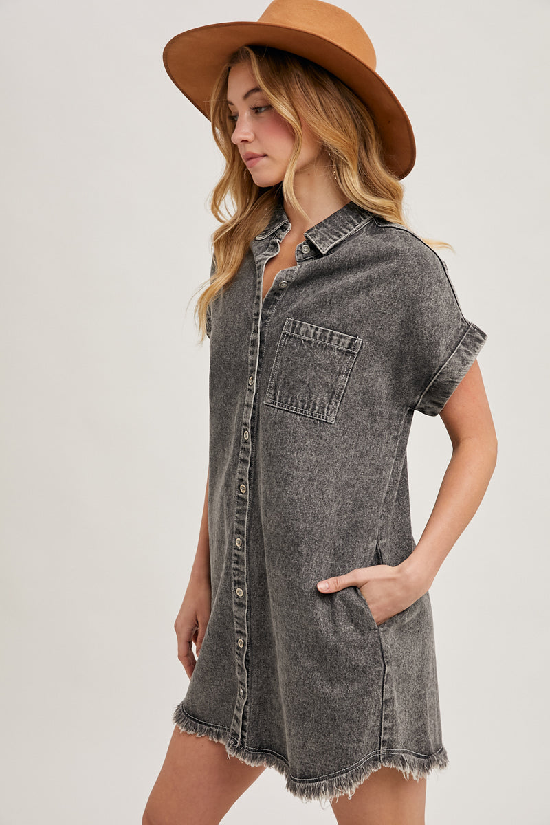 Denim Drift Dress | 3 washes