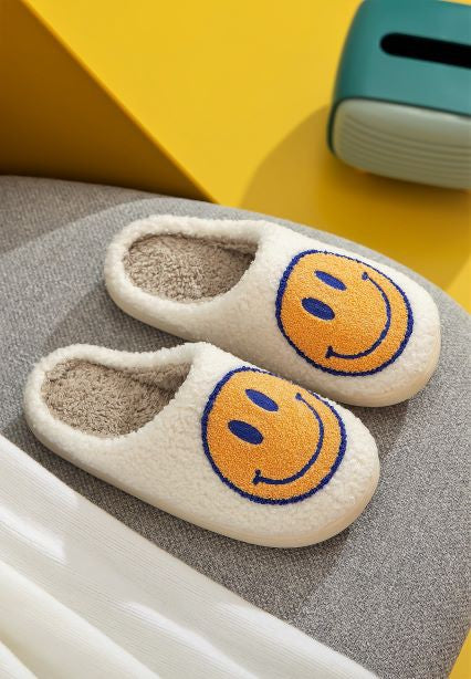 Happy Feet Slippers | Classic Smiley