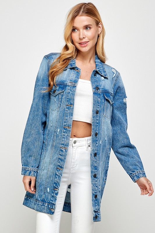 Date Night Denim Jacket | 2 washes