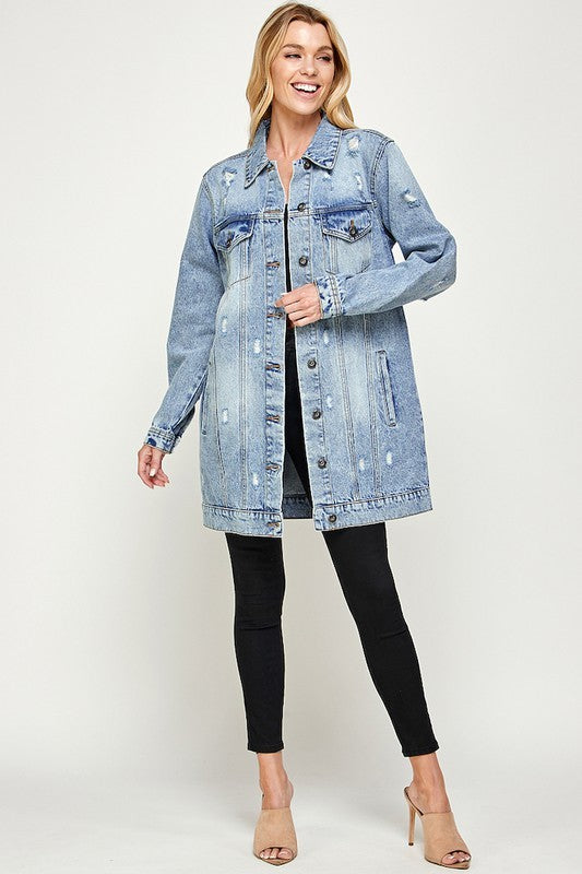 Date Night Denim Jacket | 2 washes