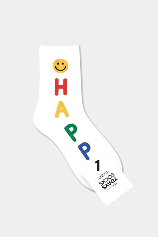 HAPPY crew socks