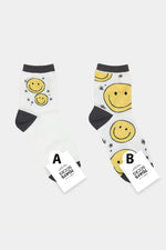 Mismatched Smile Socks