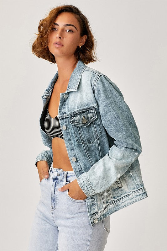 Ombre Denim Jacket