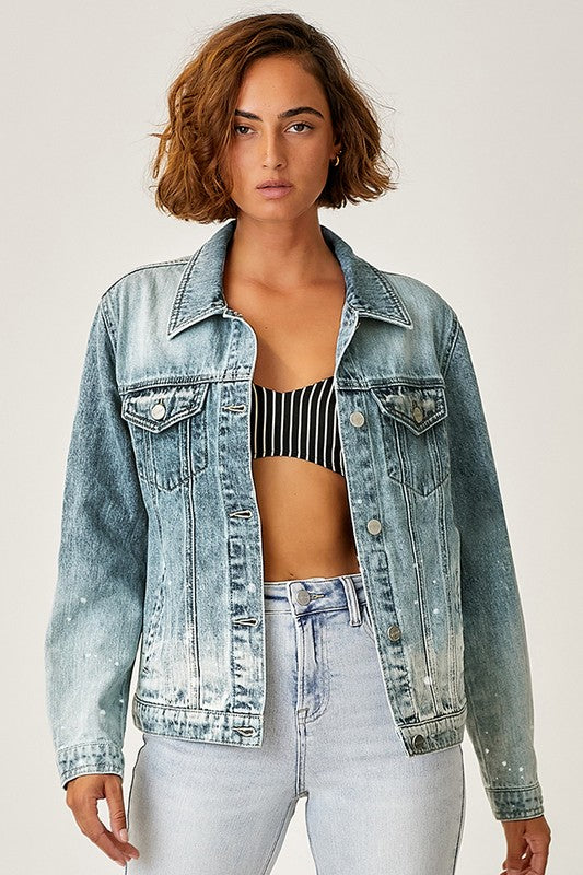 Ombre Denim Jacket