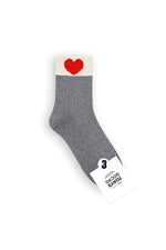 Fluffy Heart Socks | 2 colours