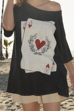 Vintage Ace Of Hearts Tee