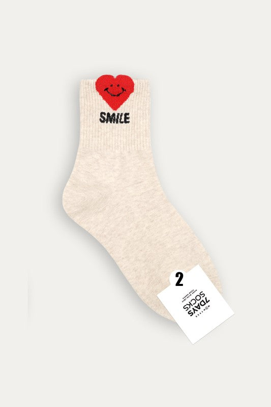 Love Smile Socks | 2 colours