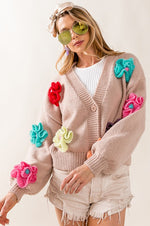 3D Floral Cardi