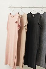 Basic Midi T-shirt Dress (4 colours)