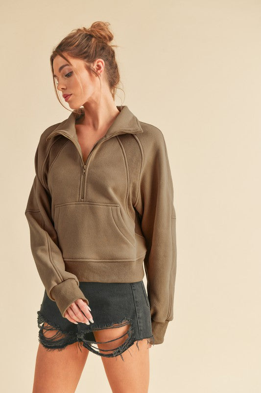 Funnel Neck Half Zip | 6 colours