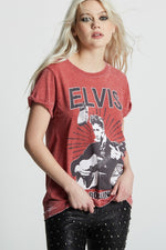 Elvis Burnout Tee (copyright)