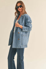 Locklin Oversized Denim Blazer