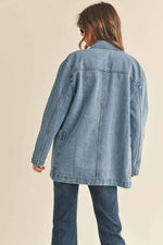 Locklin Oversized Denim Blazer