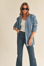 Locklin Oversized Denim Blazer