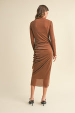 Mesh Drape Dress | 3 colours