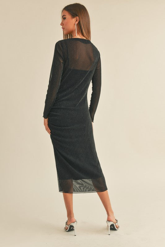 Mesh Drape Dress | 3 colours