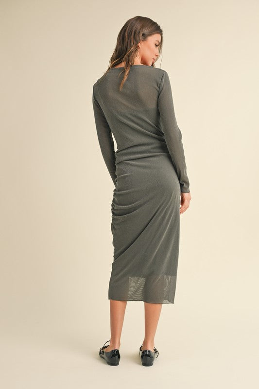 Mesh Drape Dress | 3 colours