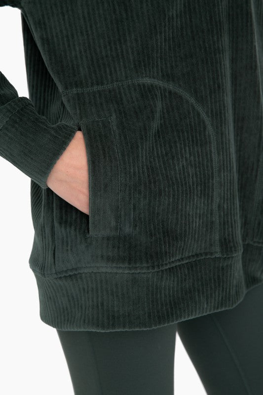 Plush Cord Pullover