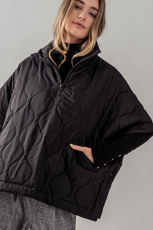 Puffer Poncho | 3 colours