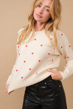 Listen To Your Heart Knit | Red