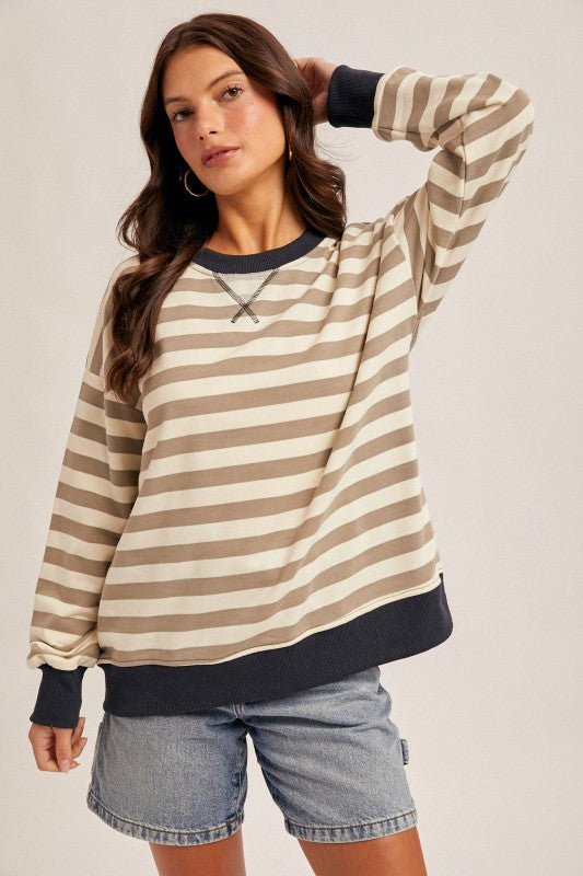 Crisp Stripes Crew | 3 colours