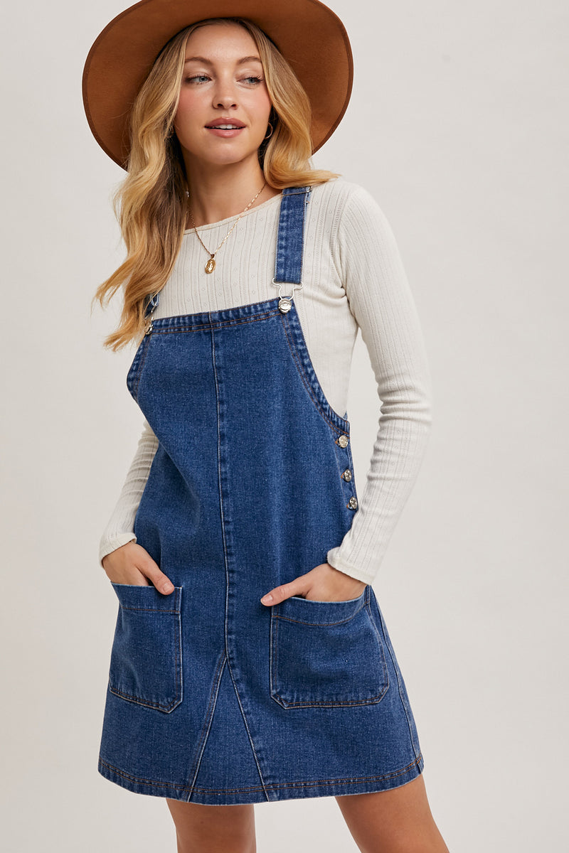 Dakota Overall Dress | 2 washes