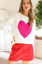 Cable Knit Heart | 2 colours