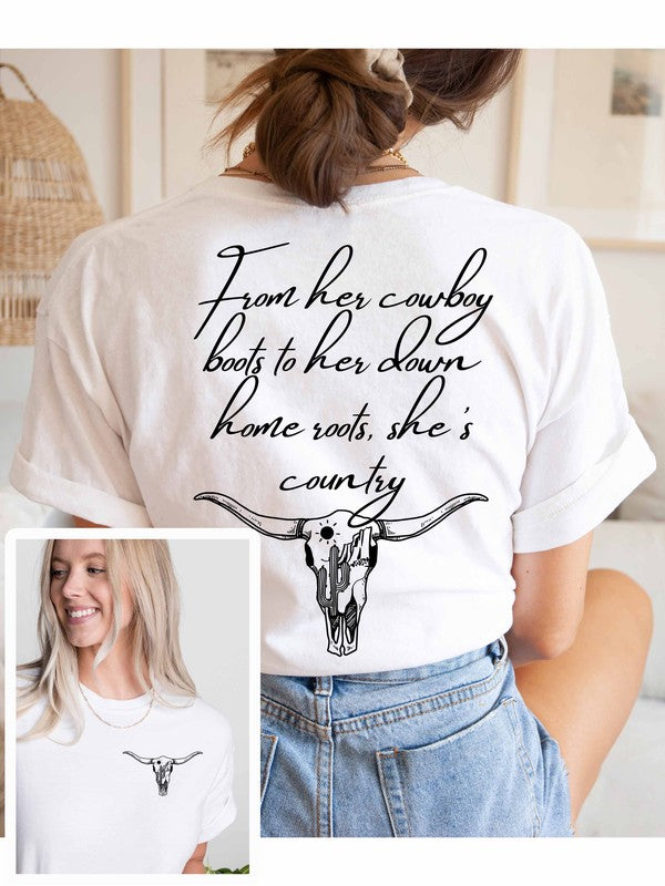 She's Country Tee | 3 colours