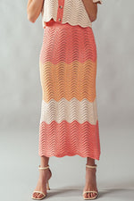 Wavy Days Knit Skirt | 2 colours