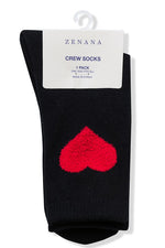 Heart Crew Socks