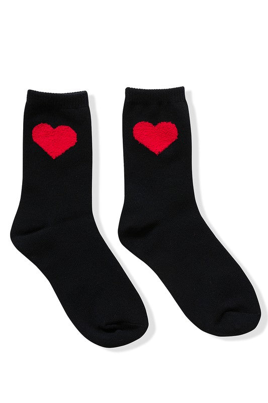 Heart Crew Socks